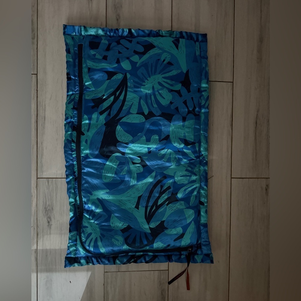 Outdoor Afro + REI Co-op Nature Nap Satin Pillow Cover For Camping Blue